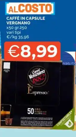 Mercatò Caffè in capsule VERGNANO offerta