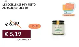 Prezzemolo e Vitale Le eccellenze p&v pesto al basilico offerta