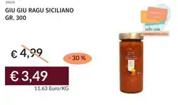 Prezzemolo e Vitale Giu giu ragu siciliano offerta