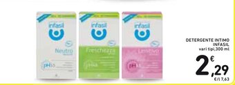 Spazio Conad Infasil Detergente Intimo 300ml offerta