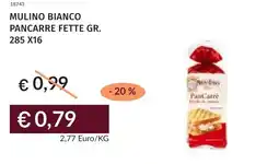 Prezzemolo e Vitale Mulino bianco pancarre fette offerta