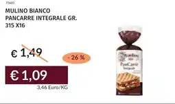 Prezzemolo e Vitale Mulino bianco pancarre integrale offerta
