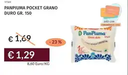 Prezzemolo e Vitale Panpiuma pocket grano duro offerta
