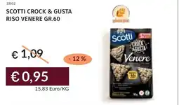 Prezzemolo e Vitale Scotti crock & gusta riso venere offerta