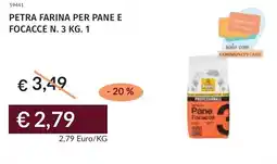 Prezzemolo e Vitale Petra farina per pane e focacce n. 3 offerta