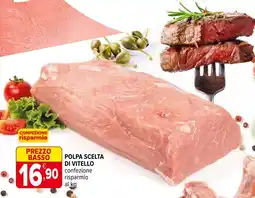 Iperal Polpa scelta di vitello confezione risparmio al kg offerta