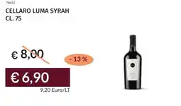 Prezzemolo e Vitale Cellaro luma syrah offerta
