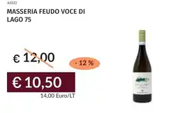 Prezzemolo e Vitale Masseria feudo voce di lago offerta
