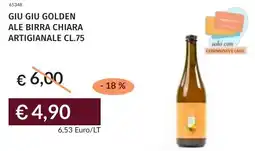Prezzemolo e Vitale Giu giu golden ale birra chiara artigianale offerta