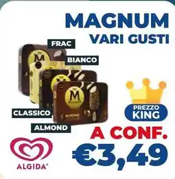 Fish's King Algida magnum vari gusti offerta