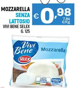 A&O Mozzarella senza lattosio vivi bene SELEX offerta