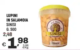 A&O Lupini in salamoia SINISI offerta