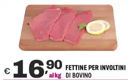 A&O Fettine per involtini di Bovino offerta