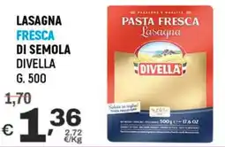 A&O Lasagna fresca di semola DIVELLA offerta