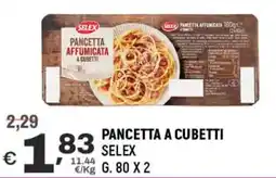 A&O Pancetta a cubetti SELEX offerta