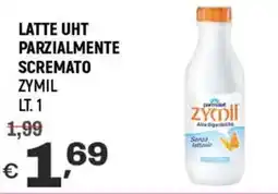 A&O Latte uht parzialmente scremato zymil PARMALAT offerta