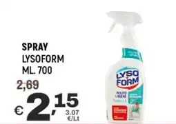 A&O Spray LYSOFORM offerta