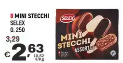 A&O 8 mini stecchi SELEX offerta