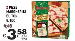 A&O 2 pizze margherita BUITONI offerta