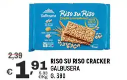 A&O Riso su riso cracker GALBUSERA offerta
