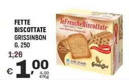 A&O Fette biscottate GRISSINBON offerta