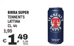 A&O Birra super tennent's lattina offerta
