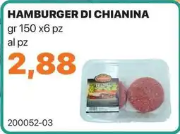 GrosMarket HAMBURGER DI CHIANINA offerta