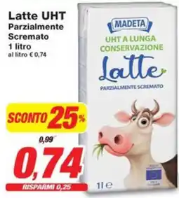 Prix Quality Latte UHT Parzialmente Scremato offerta