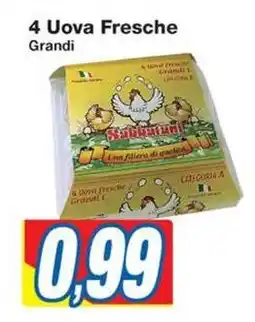 Prix Quality 4 Uova Fresche Grandi offerta