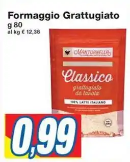 Prix Quality Formaggio Grattugiato MANTUANELLA offerta