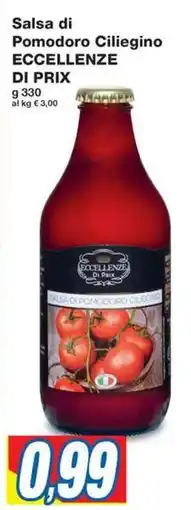 Prix Quality Salsa di Pomodoro Ciliegino ECCELLENZE DI PRIX offerta