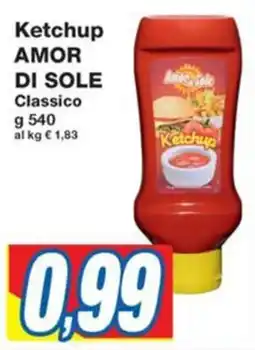 Prix Quality Ketchup AMOR DI SOLE Classico offerta