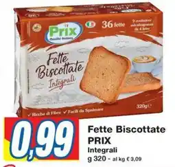 Prix Quality Fette Biscottate PRIX offerta