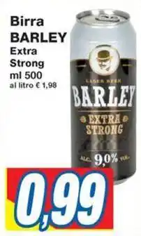 Prix Quality Birra BARLEY Extra Strong offerta