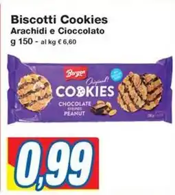 Prix Quality Biscotti Cookies Arachidi e Cioccolato offerta