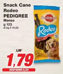 Prix Quality Snack Cane Rodeo PEDIGREE offerta