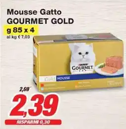 Prix Quality Mousse Gatto GOURMET GOLD offerta