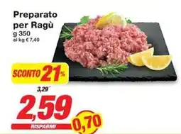 Prix Quality Preparato per Ragù offerta