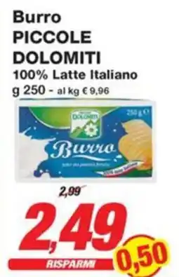 Prix Quality Burro PICCOLE DOLOMITI offerta