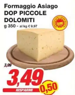 Prix Quality Formaggio Asiago DOP PICCOLE DOLOMITI offerta