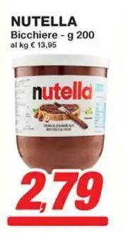 Prix Quality NUTELLA Bicchiere offerta