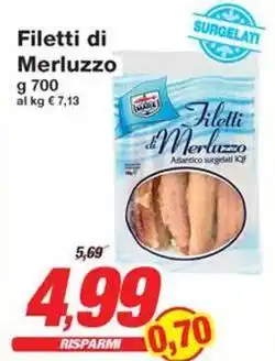 Prix Quality Filetti di Merluzzo offerta