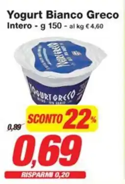 Prix Quality Yogurt Bianco Greco Intero offerta