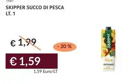 Prezzemolo e Vitale Skipper succo di pesca offerta