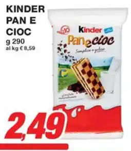 Prix Quality Kinder pan e cioc offerta