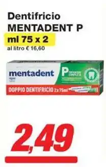 Prix Quality Dentifricio MENTADENT P offerta