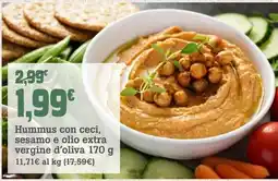Banco Fresco Hummus con ceci, sesamo e olio extra vergine d'oliva offerta