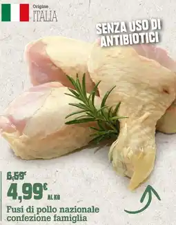 Banco Fresco Fusi di pollo nazionale confezione famiglia offerta