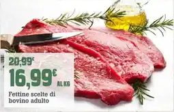 Banco Fresco Fettine scelte di bovino adulto offerta