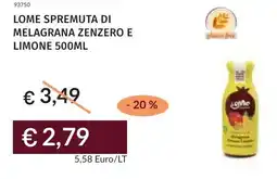 Prezzemolo e Vitale Lome spremuta di melagrana zenzero e limone offerta